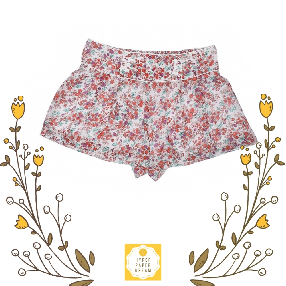 2b Bebe Floral Print Shorts